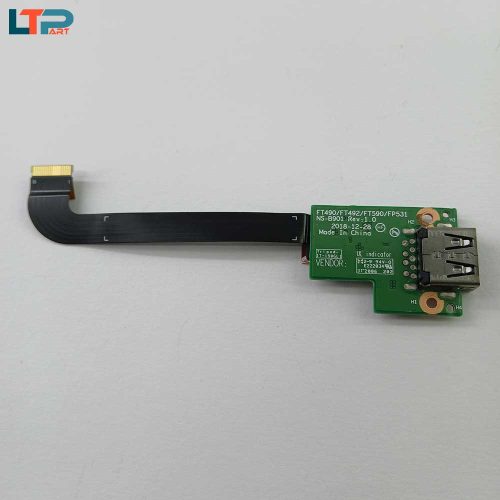 تیکه برد USB همراه فلت - لپ تاپ لنوو T490 - Image 2