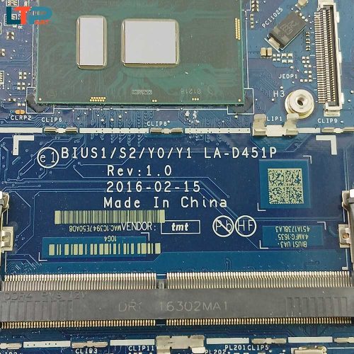 مادربرد CPU CORE I5 6200U - لپ تاپ لنوو IP510S-14ISK - Image 3