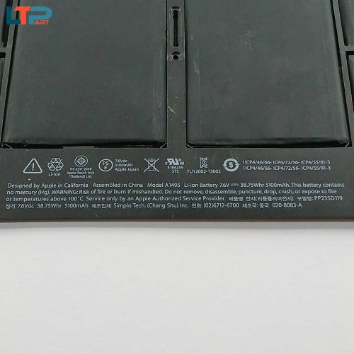 باتری - لپ تاپ اپل MACBOOK AIRE A1465 - Image 3
