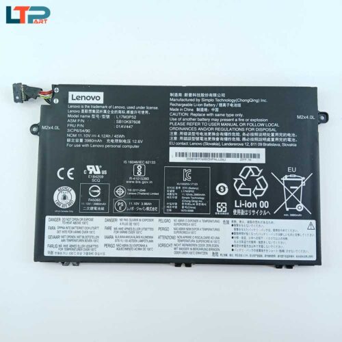 باتری L17M3P52 - لپ تاپ لنوو E490 - Image 1