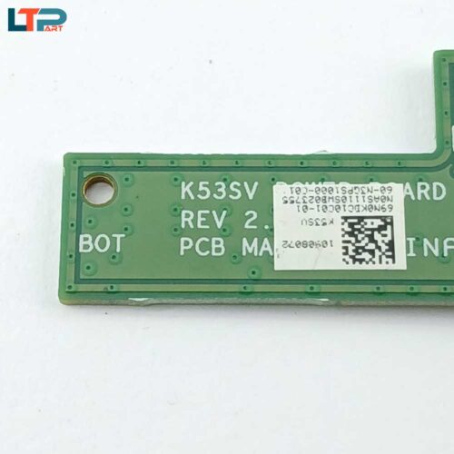 برد سوییچ پاور - لپ تاپ ایسوز K53SR - Image 3