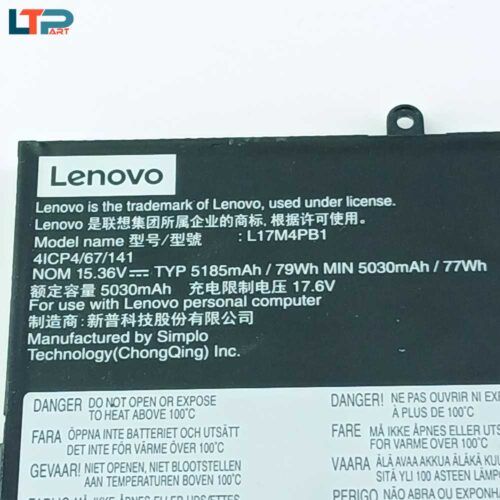 باتری L17M4PB1 - لپ تاپ لنوو IDEAPAD 720S - Image 3