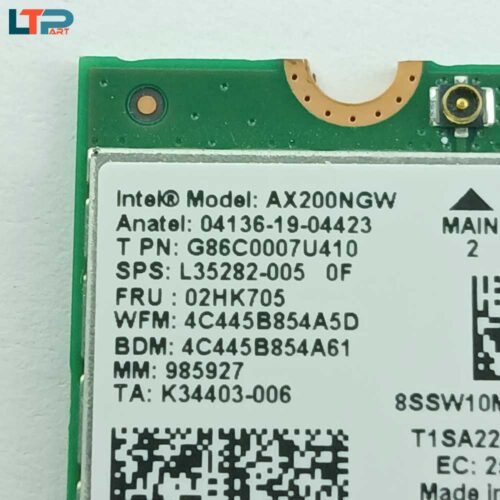 برد وای فای INTEL AX200NGW DUALBAND WIFI 6/BLUETOOTH 5.0 - لپ تاپ ایسوز M513U/K513 - Image 3