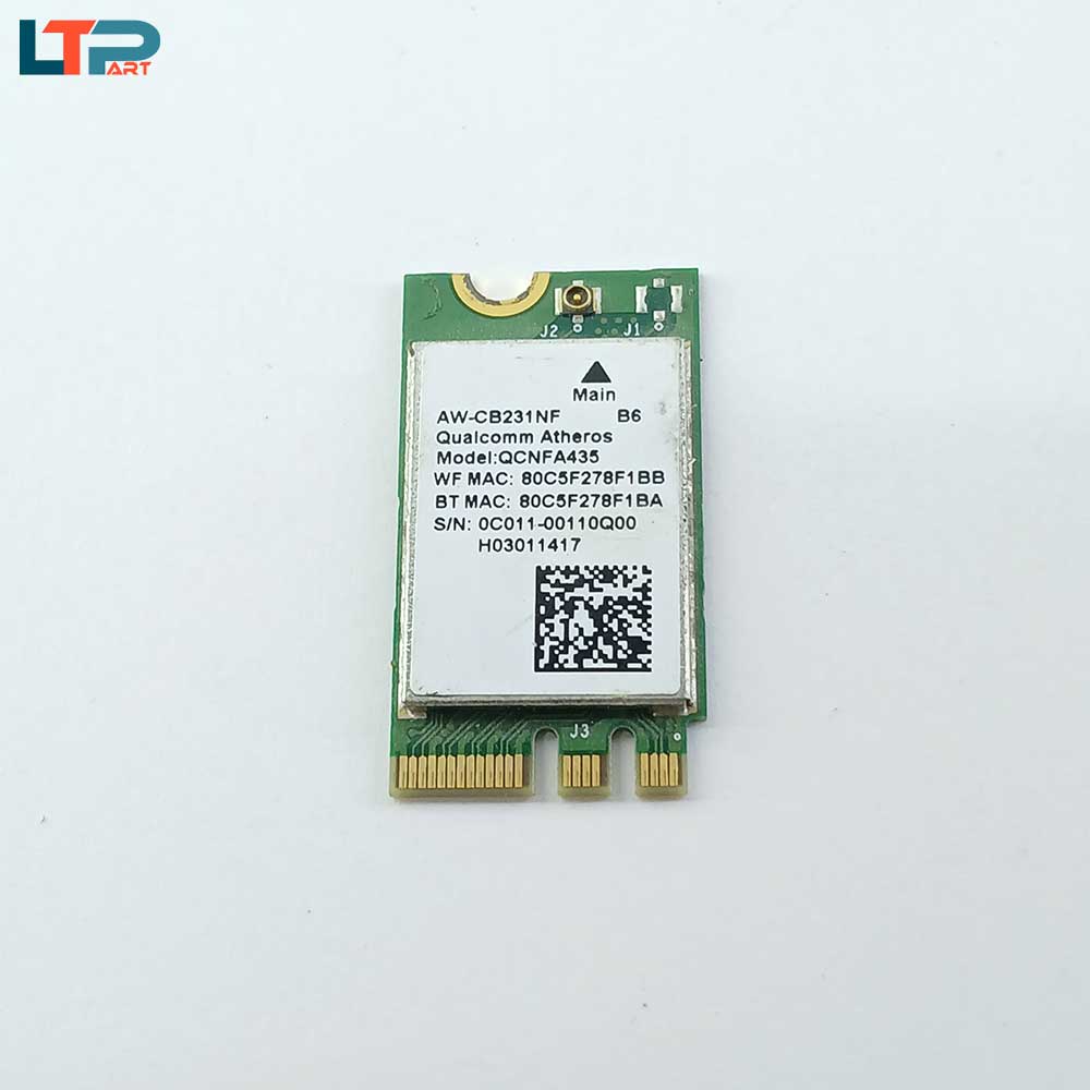 289-1.jpg برد وای فای QUALCOMM ATHEROS QCNFA435 WIFI 5 BLUETOOTHE 4.1 - Image 1